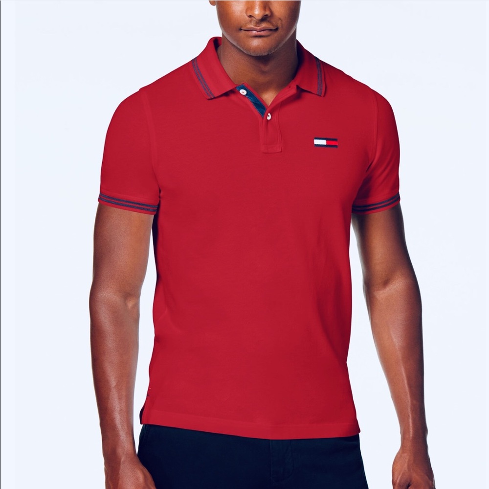 TOMMY HILFIGER  DENIM CUSTOM FIT MENS T SHIRT